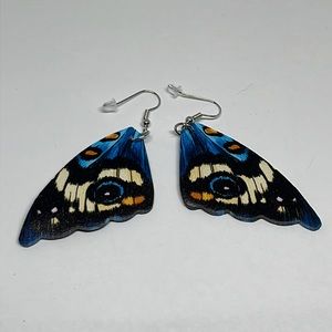 Earrings butterfly wings